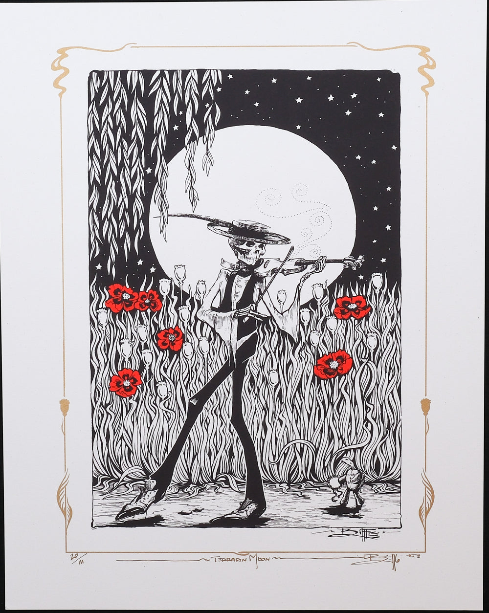 Richard Biffle Dead and Company 2022 Terrapin Moon Screen Print