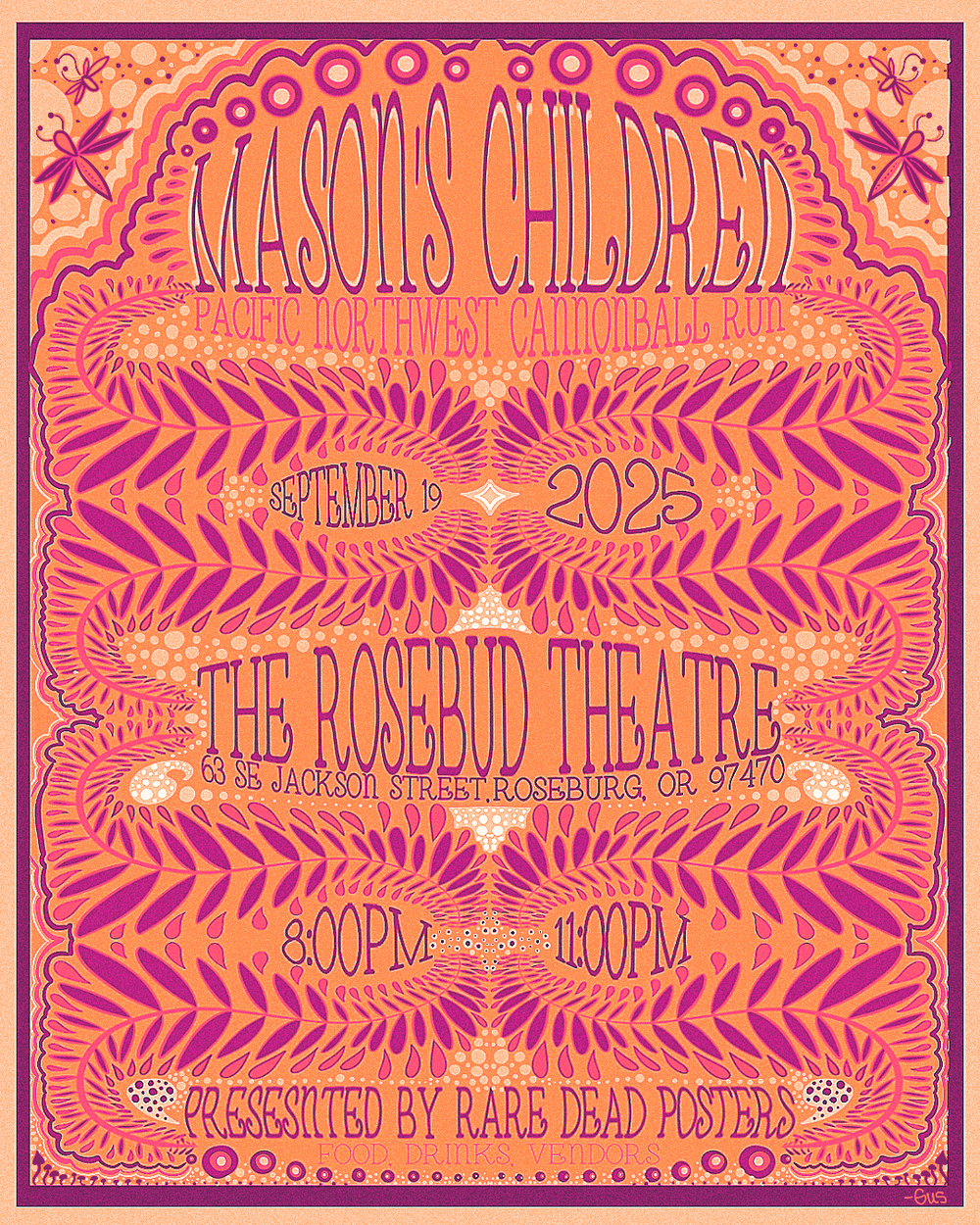 Gus Peyton Mason's Children The Rosebud Theatre; Pacific Northwest Cannonball Run 2025
