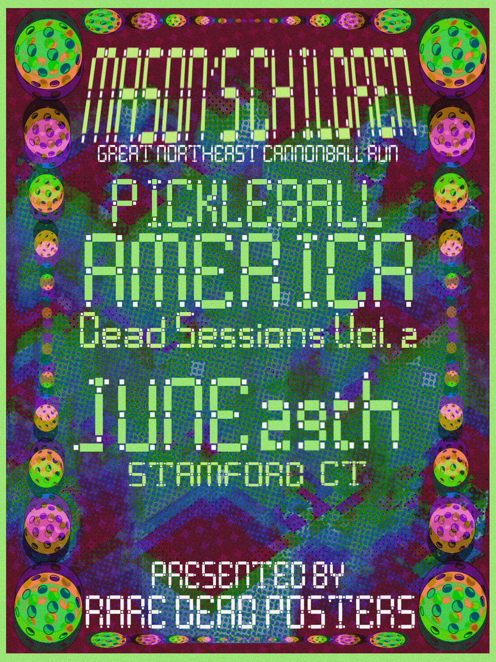 Gus Peyton Mason's Children 2025 Pickleball America Great Northeast Cannonball Run Teal