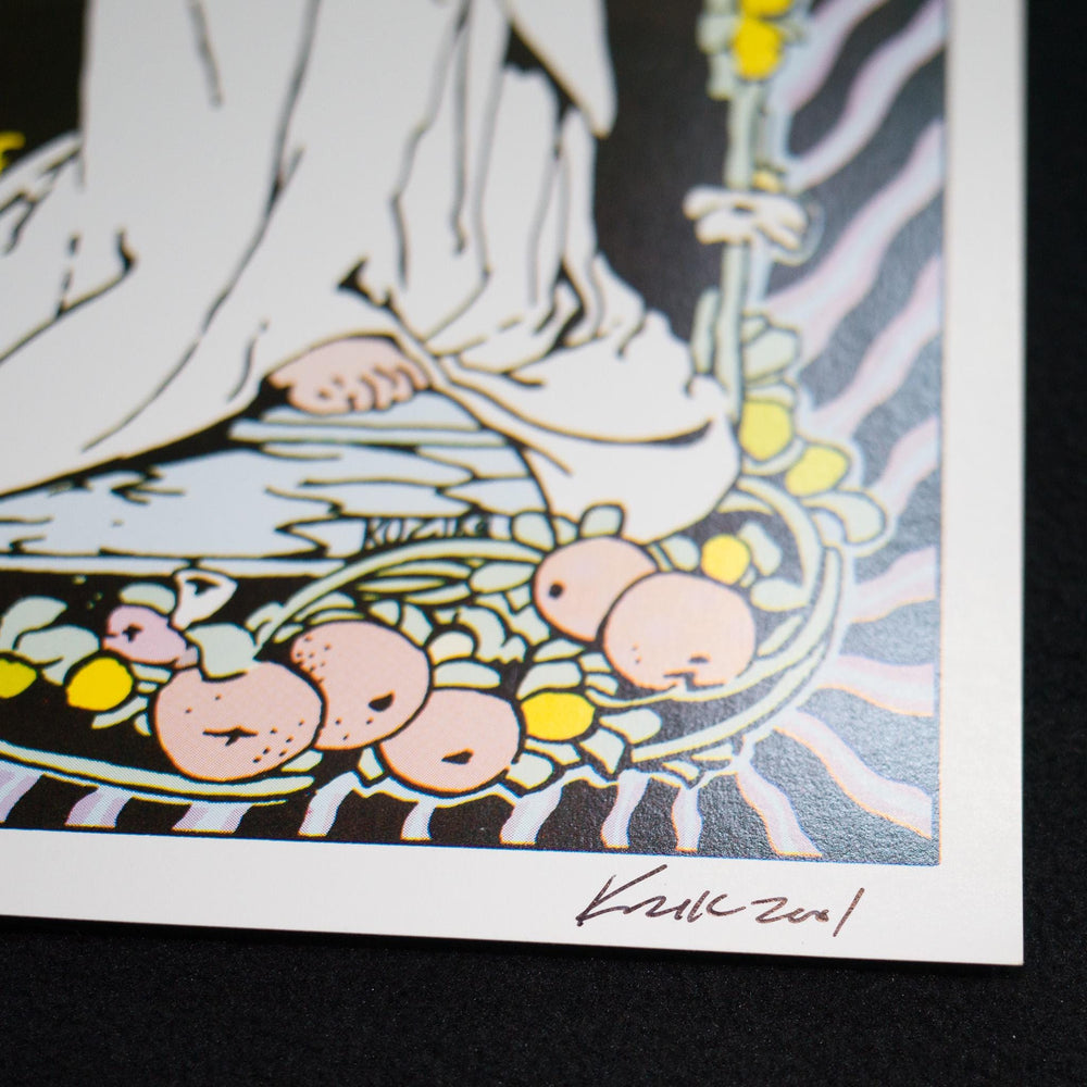 Frank Kozik Bob Weir 1990 Signed Texas Tour Concert Poster