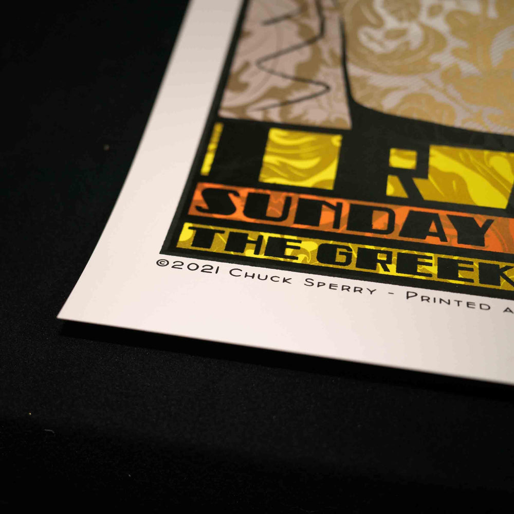 Chuck Sperry 311 2021 Berkeley Concert Poster