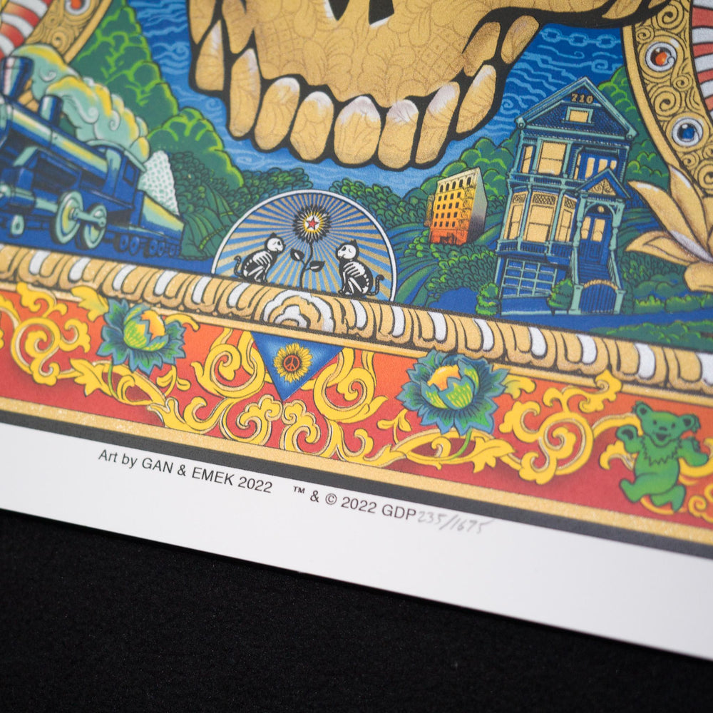 Emek and Gan Grateful Dead 2022 Concert Poster