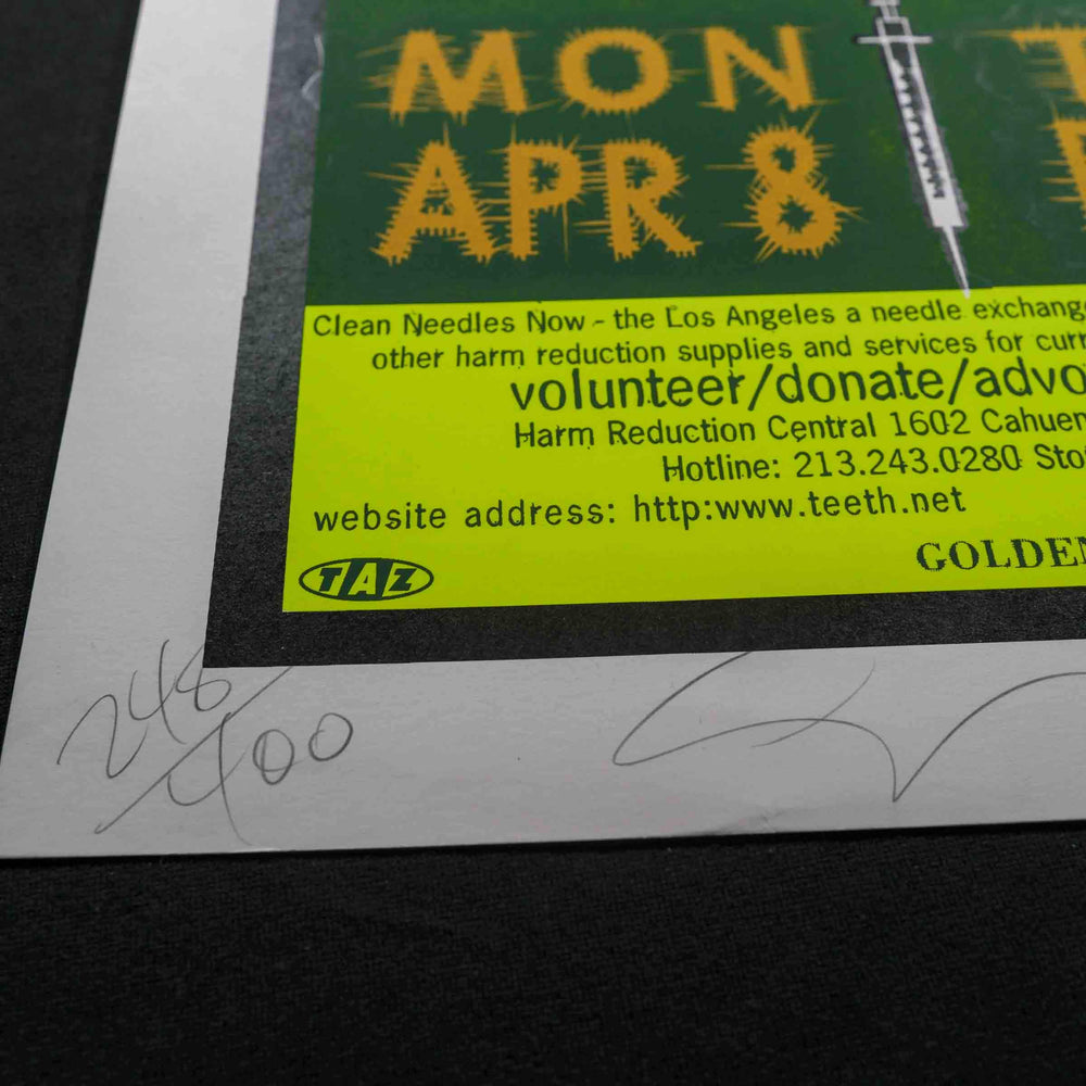 Taz Beastie Boys 1996 The Palace Auburn Hills Concert Poster. Signed and Numbered