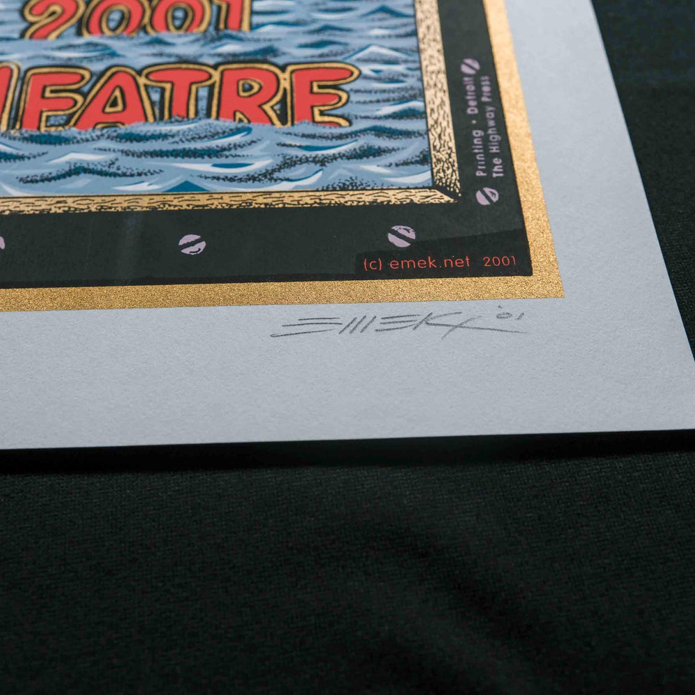 Emek Train 2001 Washington D.C. Original Signed Silkscreen