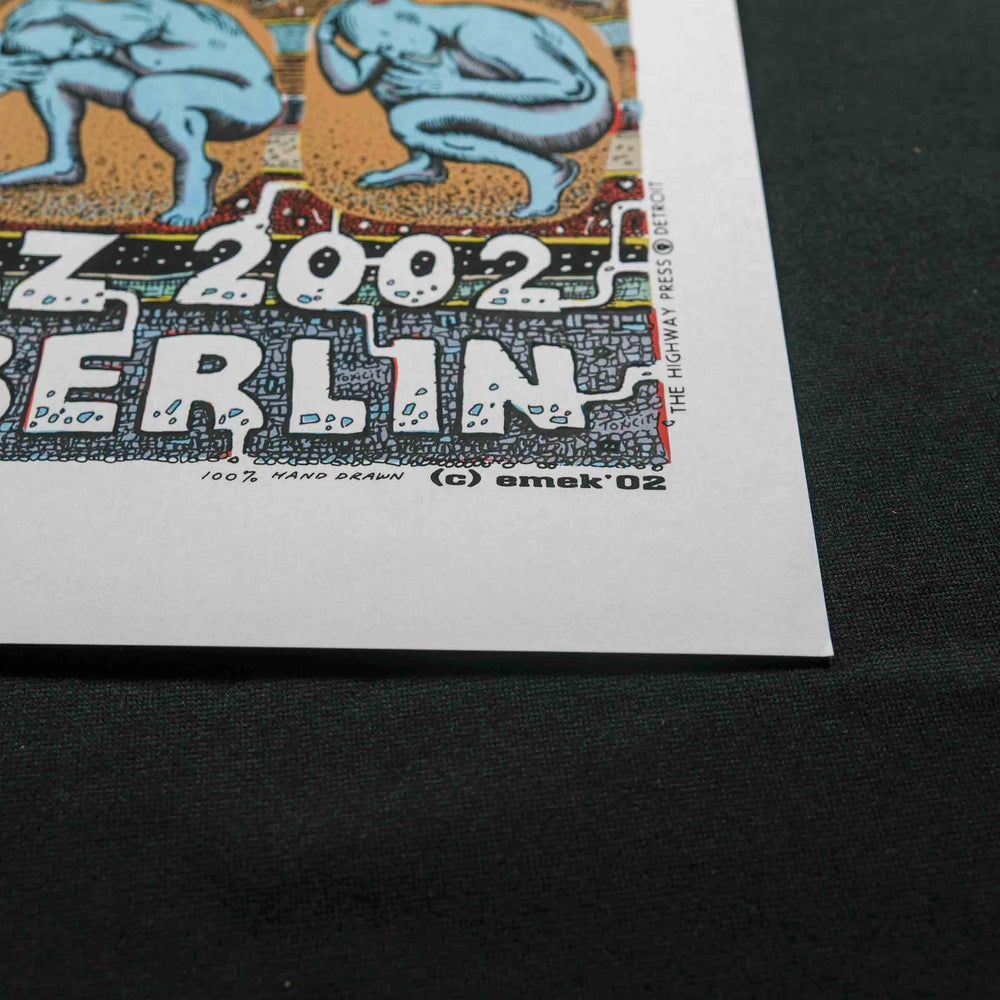 Emek System of a Down 2002 Berlin Concert Poster