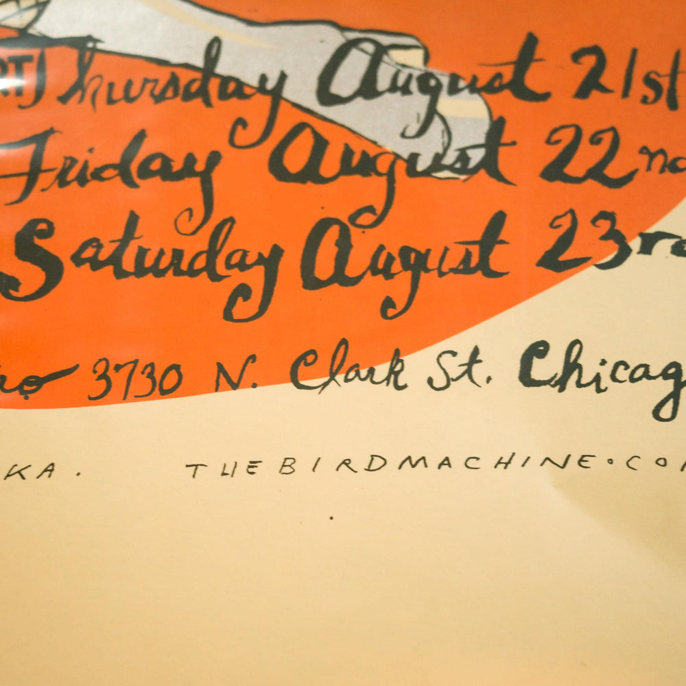 Diane Sudyka Liz Phair 2003 Chicago 2M Metro Concert Poster