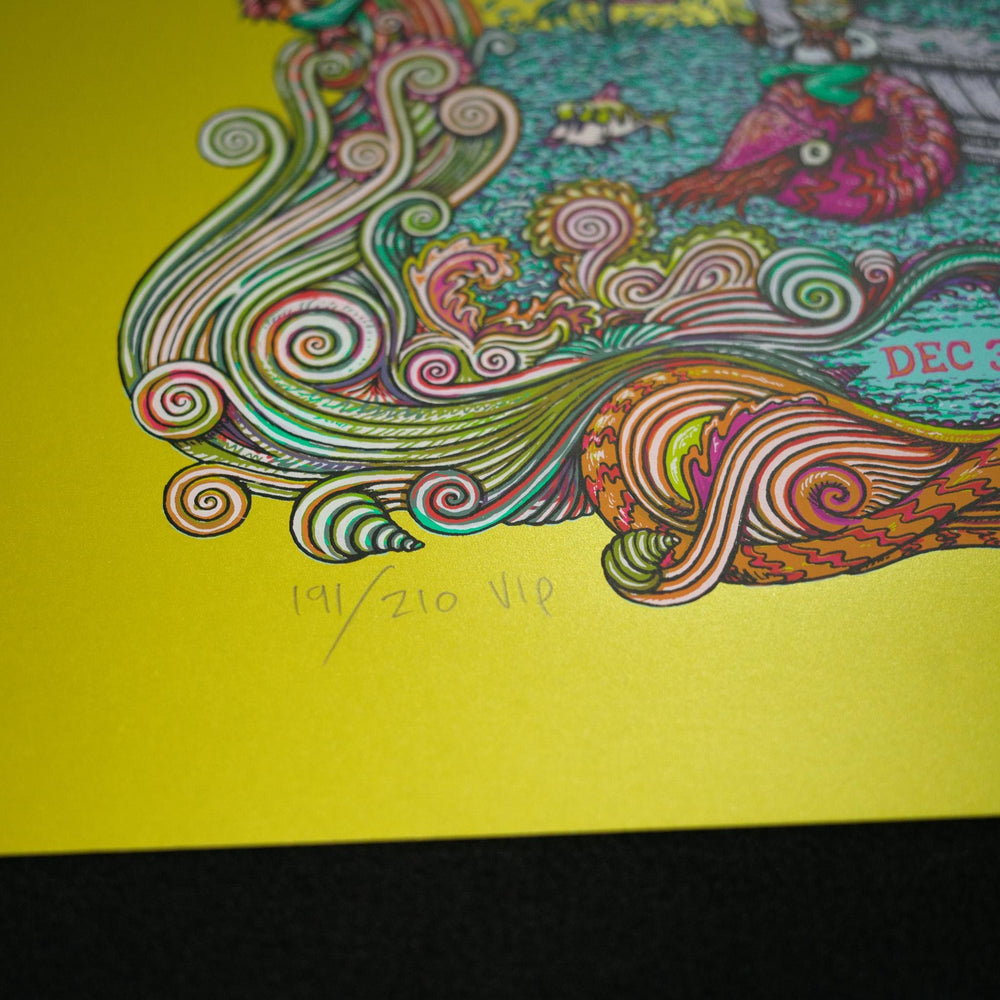 Marq Spusta Umphrey's McGee 2022 Miami Beach Concert Poster