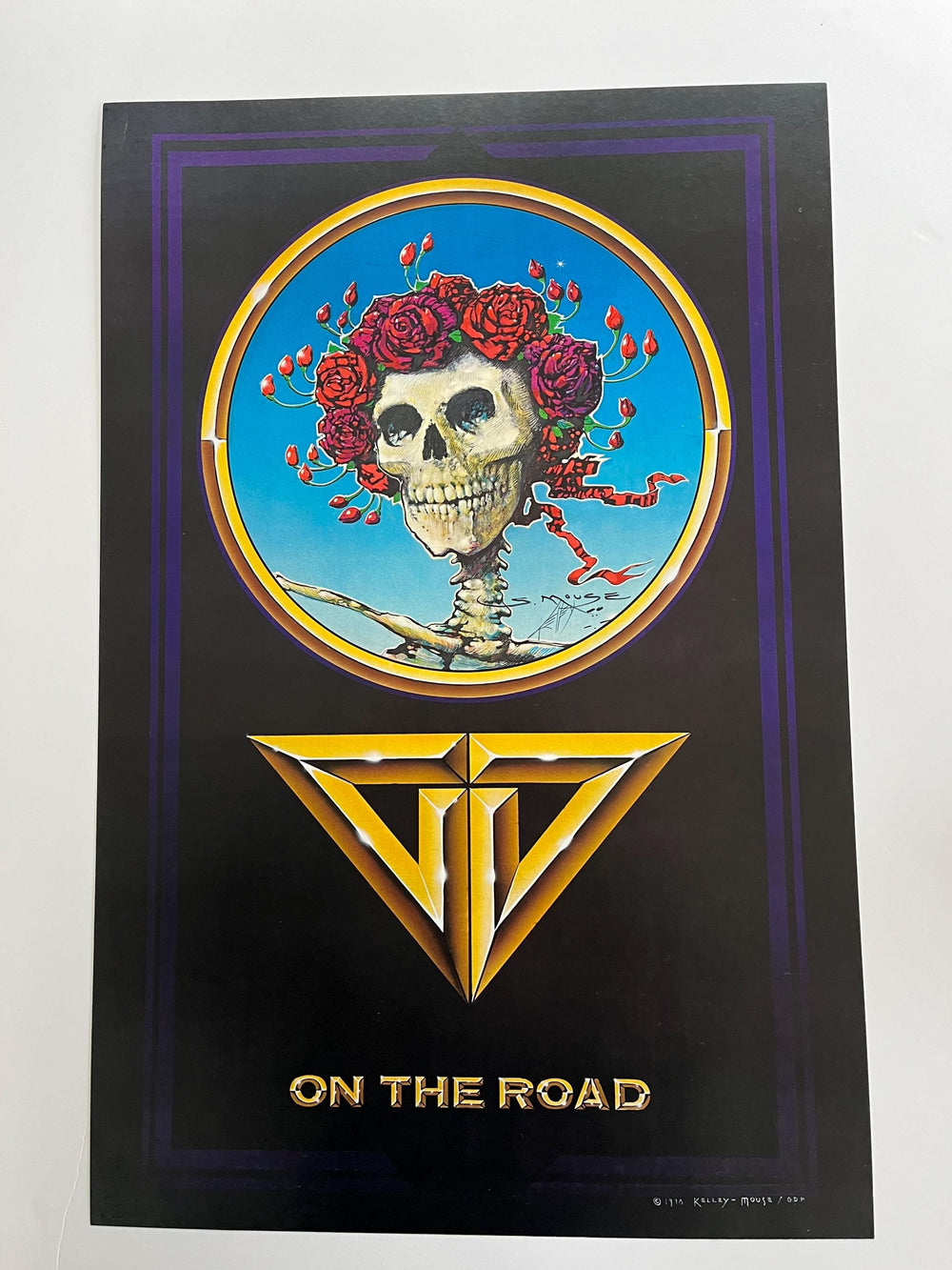 Stanley Mouse Alton Kelly Grateful Dead 1978 On The Road Original Concert Poster Signed