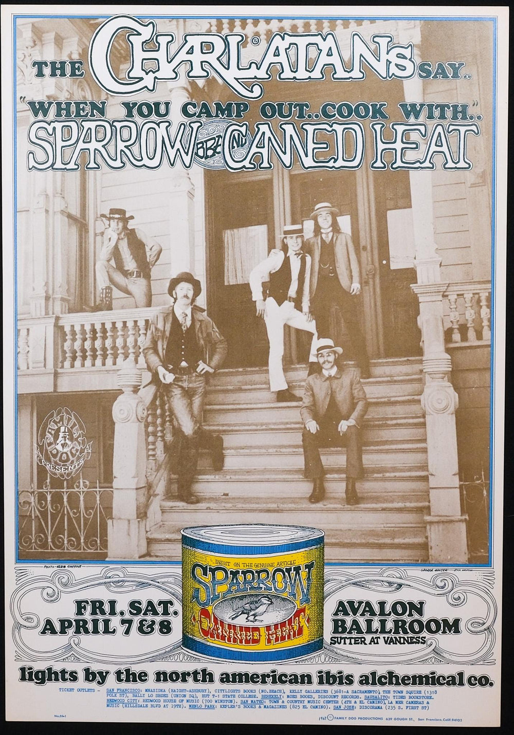 Rick Griffin Canned Heat 1967 FD-56 Concert Poster