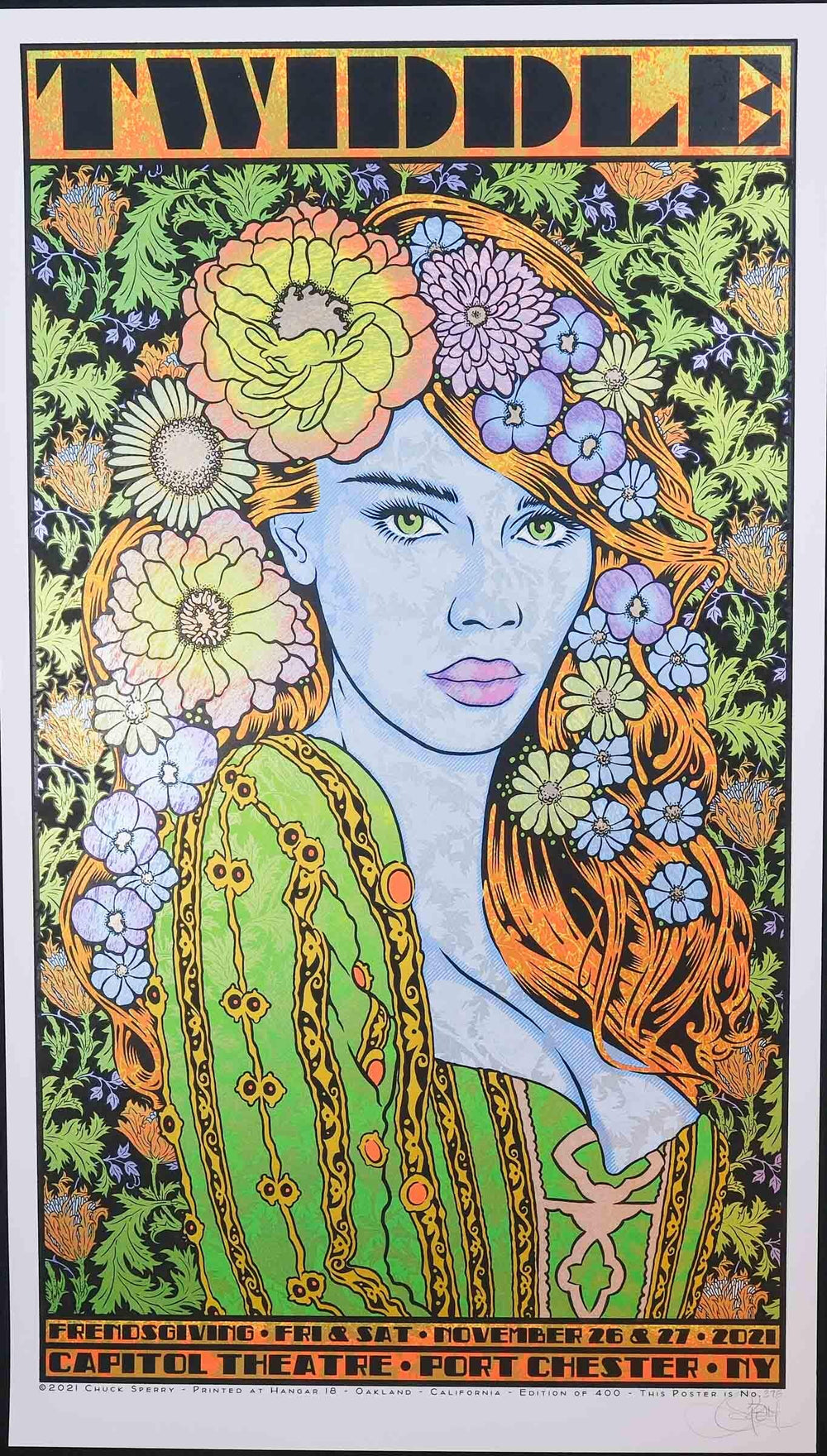 Chuck Sperry Twiddle 2021 Port Chester Concert Poster