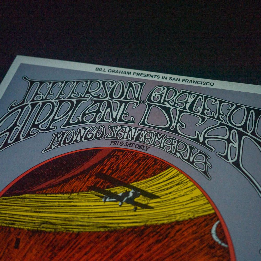 Randy Tuten Jefferson Airplane and Grateful Dead 1969 San Francisco BG-171 Concert Poster