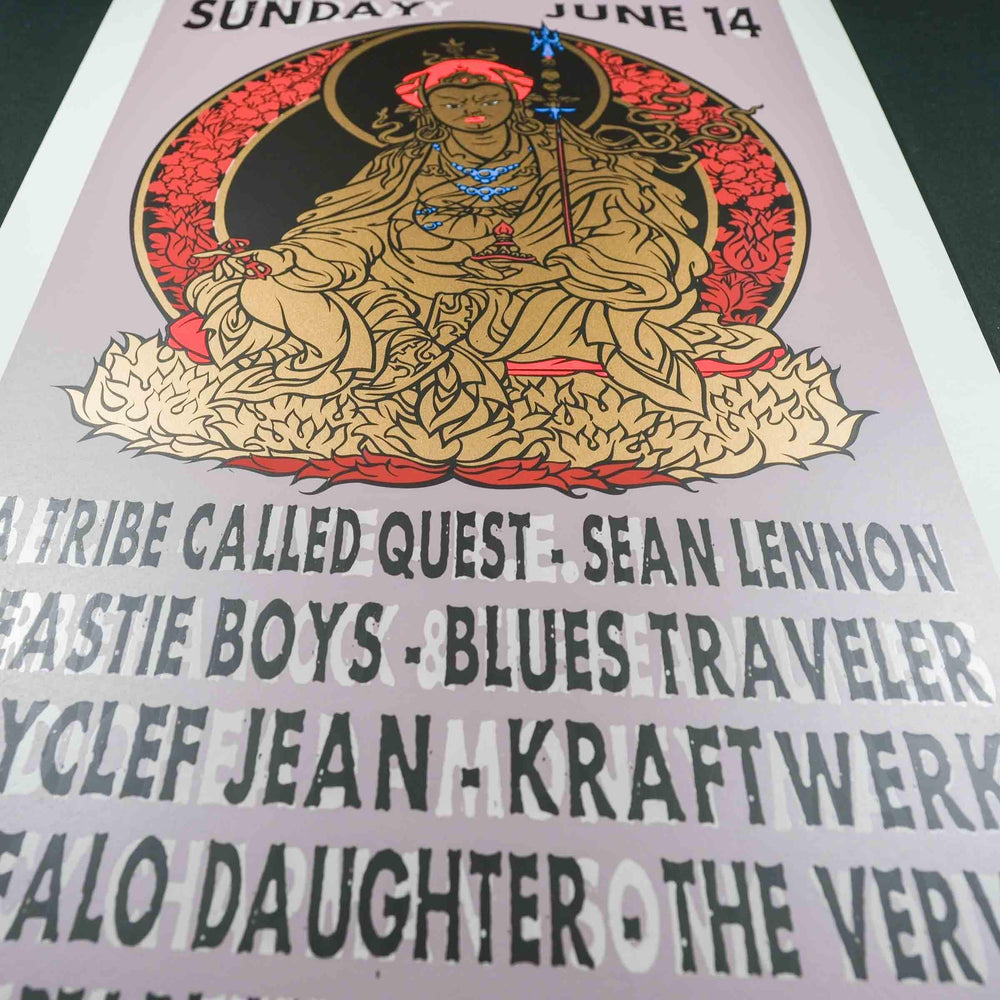 Tibetan Freedom Concert Washington D.C. 1998 Taz Concert Poster