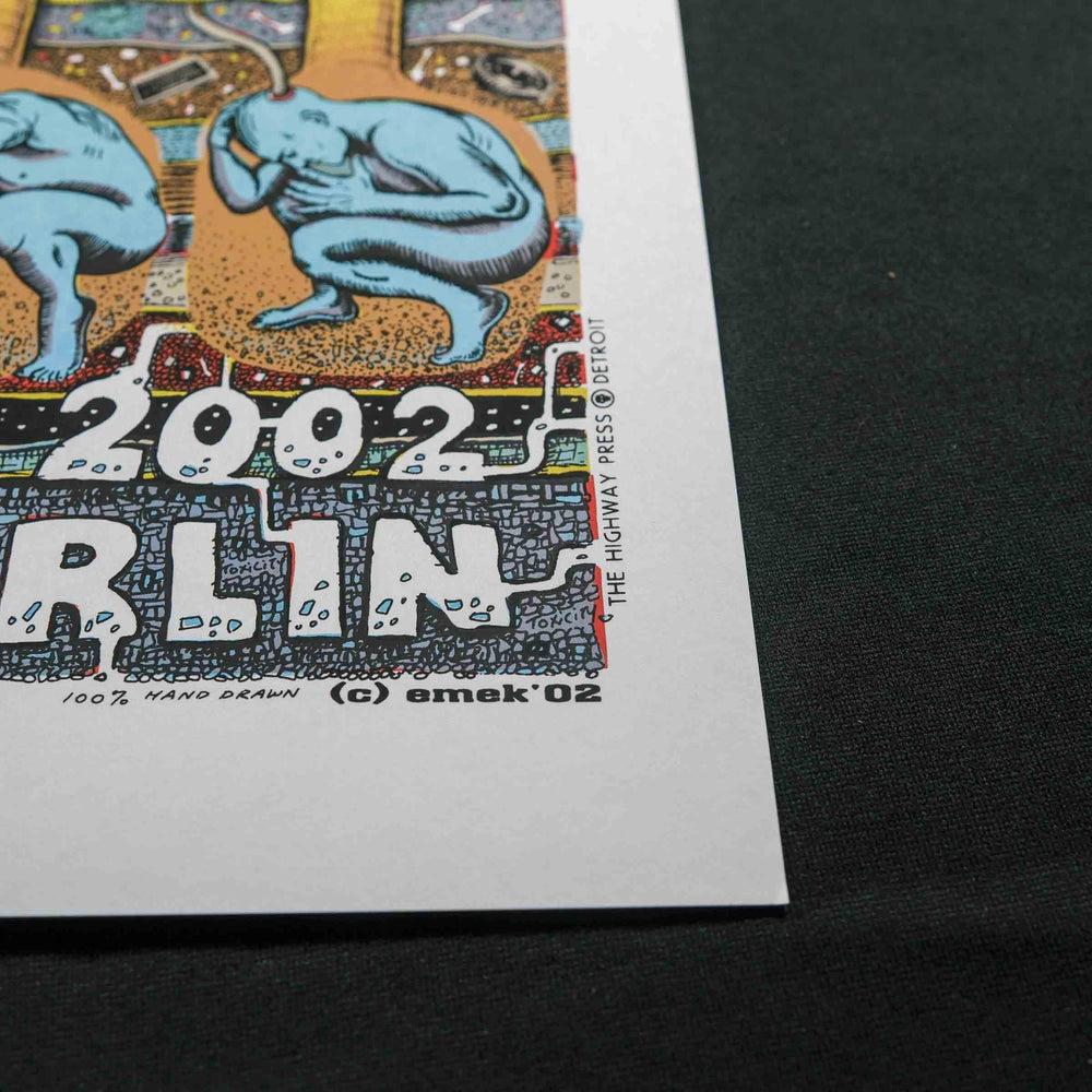 Emek System of a Down 2002 Berlin Concert Poster