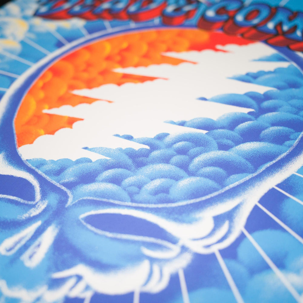 James Flames Dead and Company 2021 Chicago Signed Artist Proof Concert Poster