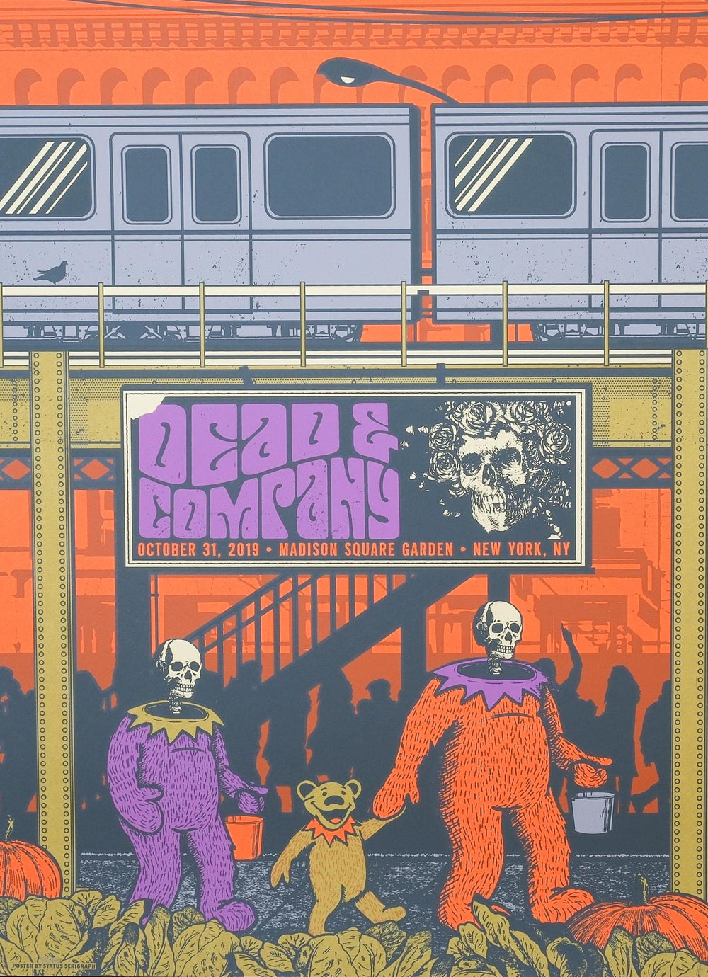 Dead and Company 2019 MSG New York Night One Justin Helton Concert Poster