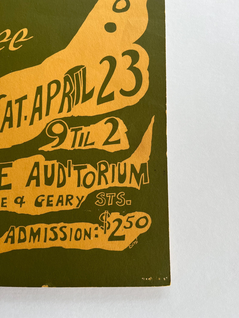 Bonnie MacLean Quicksilver Messenger Service 1966 BG-0 Original concert Poster Type 2