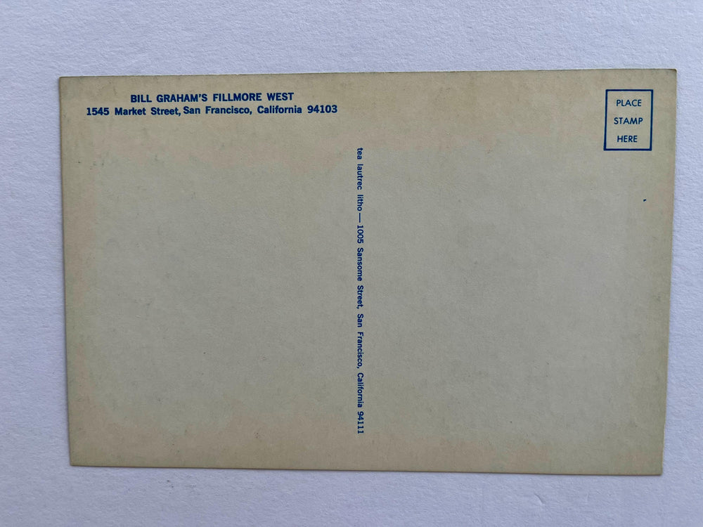 Grateful Dead Fillmore West 1968 Lee Conklin BG-144 Original Postcard