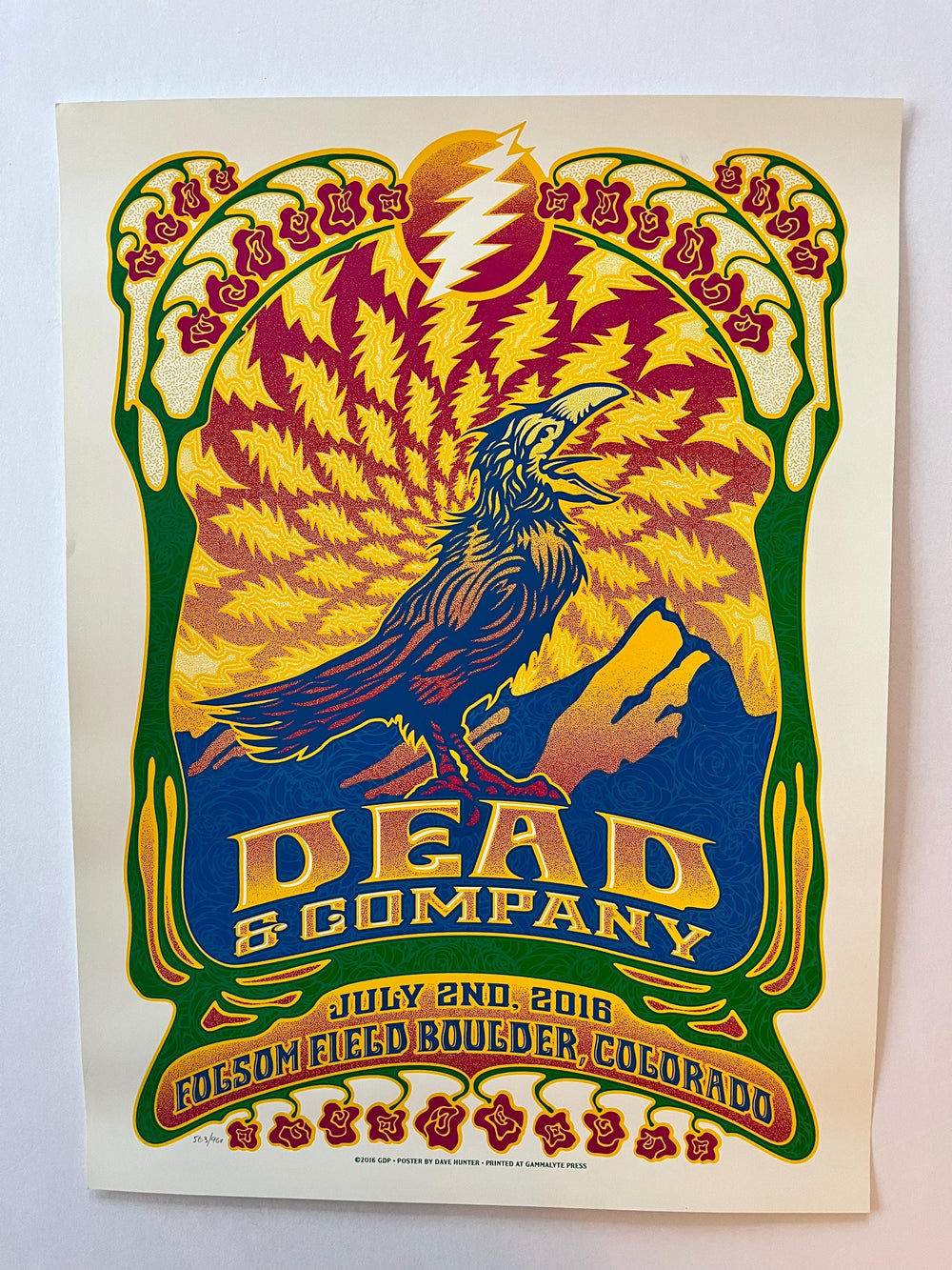 Dead & Company July 2, 2016 Folsom Field Boulder CO N1 Dave Hunter