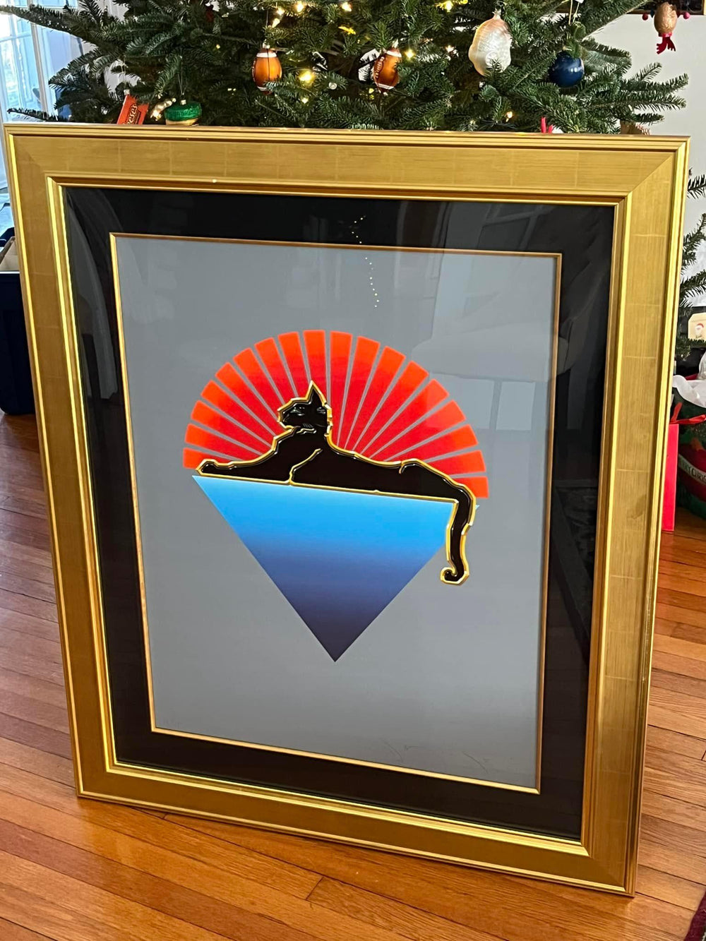 Stanley Mouse Cats Under The Stars Art Print - Limited Edition (36.5"x43.5")