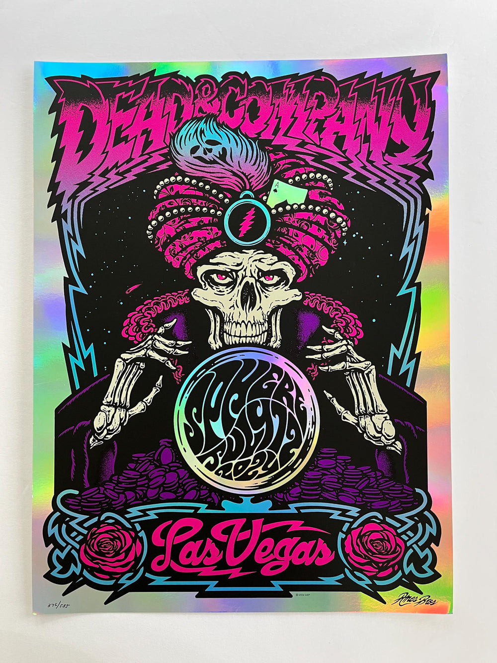 Dead & Company The Sphere Las Vegas 2024 Foil Ames Bros