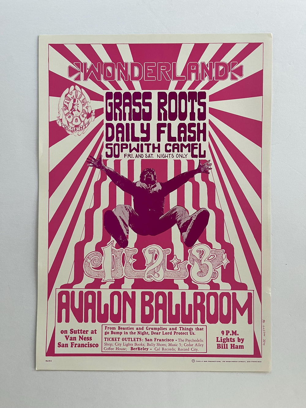 Grass Roots Daily Flash Sopwith Camel Avalon Ballroom 1966 OP-2