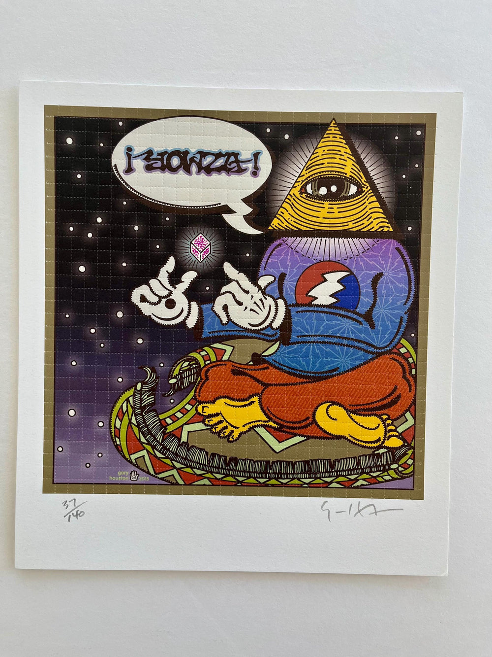 Acid Test Blotter Art by Signed by Gary Houston