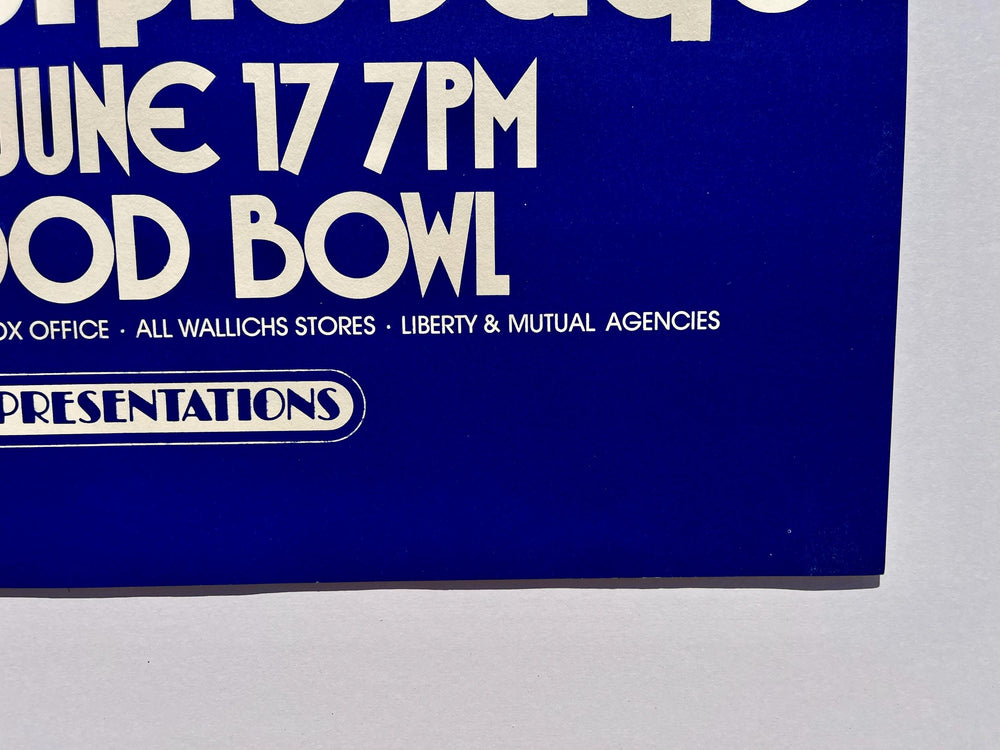 Grateful Dead NRPS Hollywood Bowl 1972 AOR 4.122 Original Concert Poster