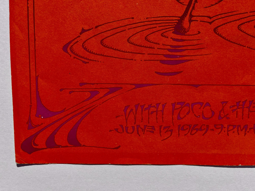 Rick Griffin The Who Hollywood Palladium 1969 AOR 3.65 Original Concert Poster