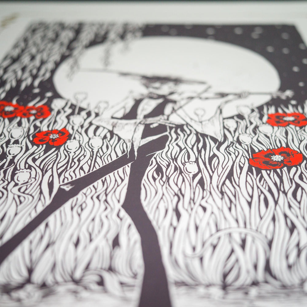 Richard Biffle Terrapin Moon Four Color Screen Print