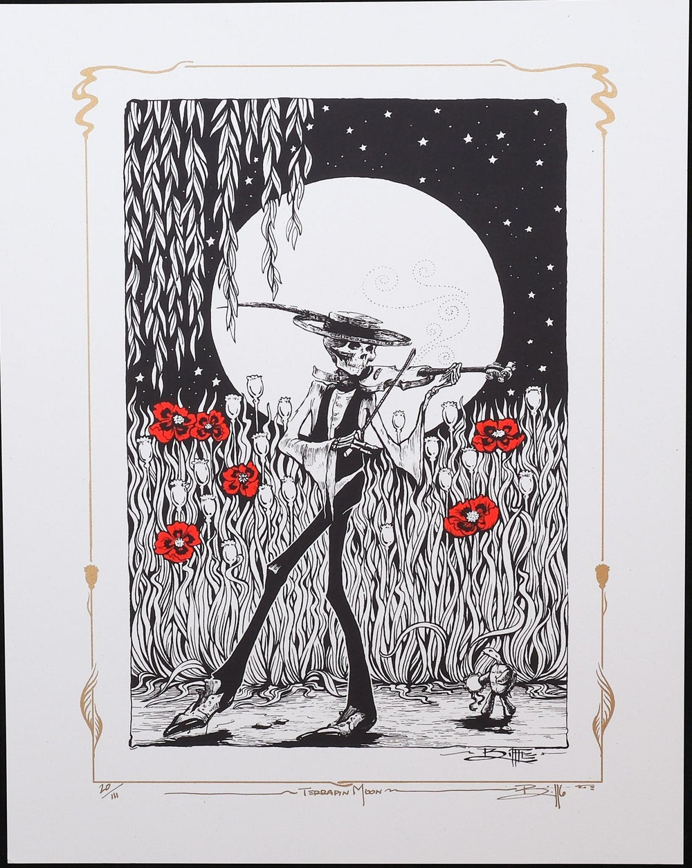 Richard Biffle Terrapin Moon Four Color Screen Print