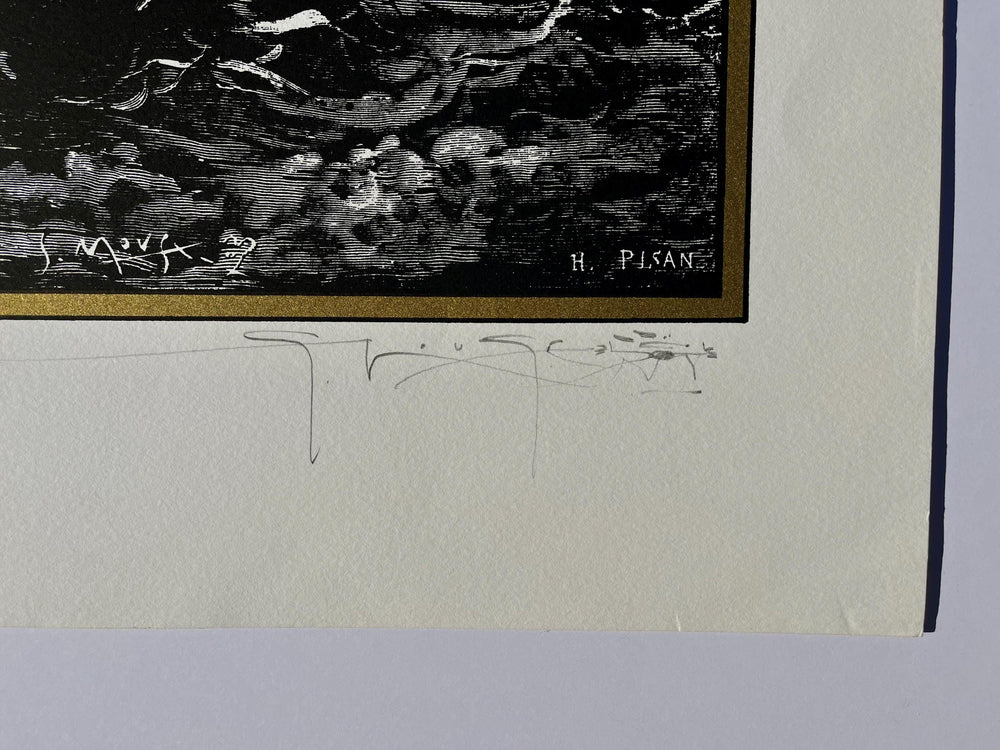 Stanley Mouse Signed Jimi Hendrix Test Proof 1994