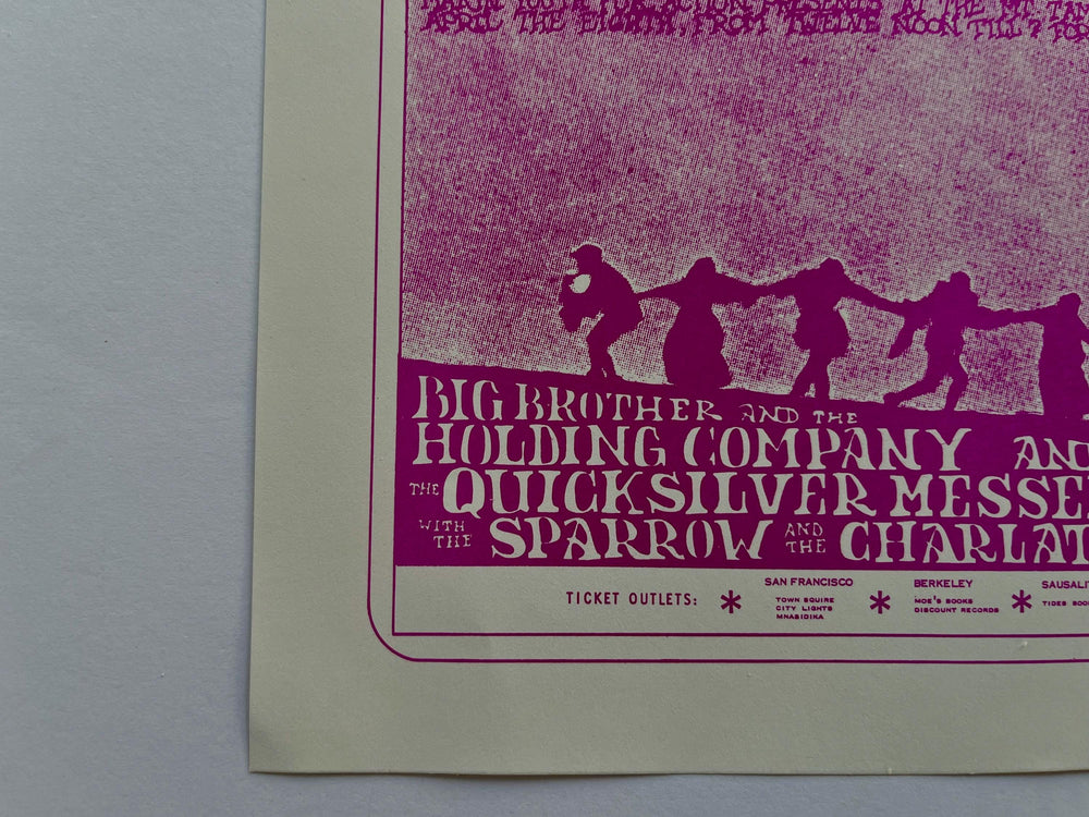 Big Brother & Holding Company Mt. Tamalpais Outdoor Theater 1967 Original Handbill