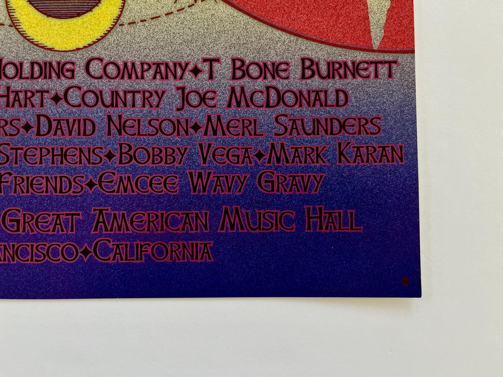 Chet Fest Chet Helms Tribute Poster 2005 Great American Music Hall San Francisco