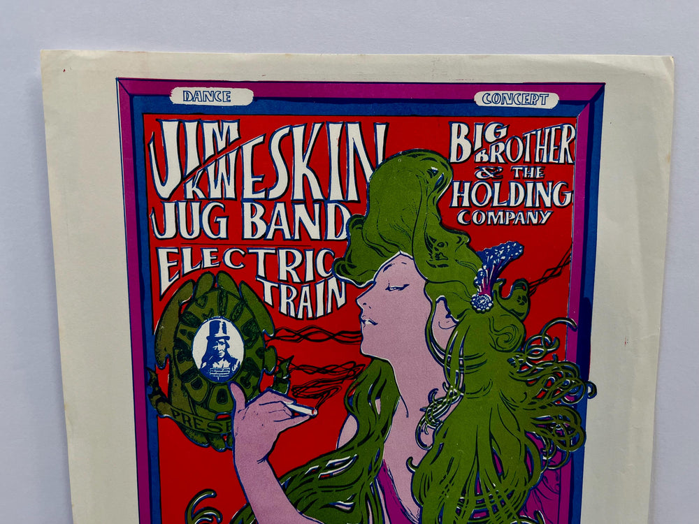 Stanley Mouse Alton Kelley Big Brother Avalon Ballroom 1966 Original Concert Handbill FD-29