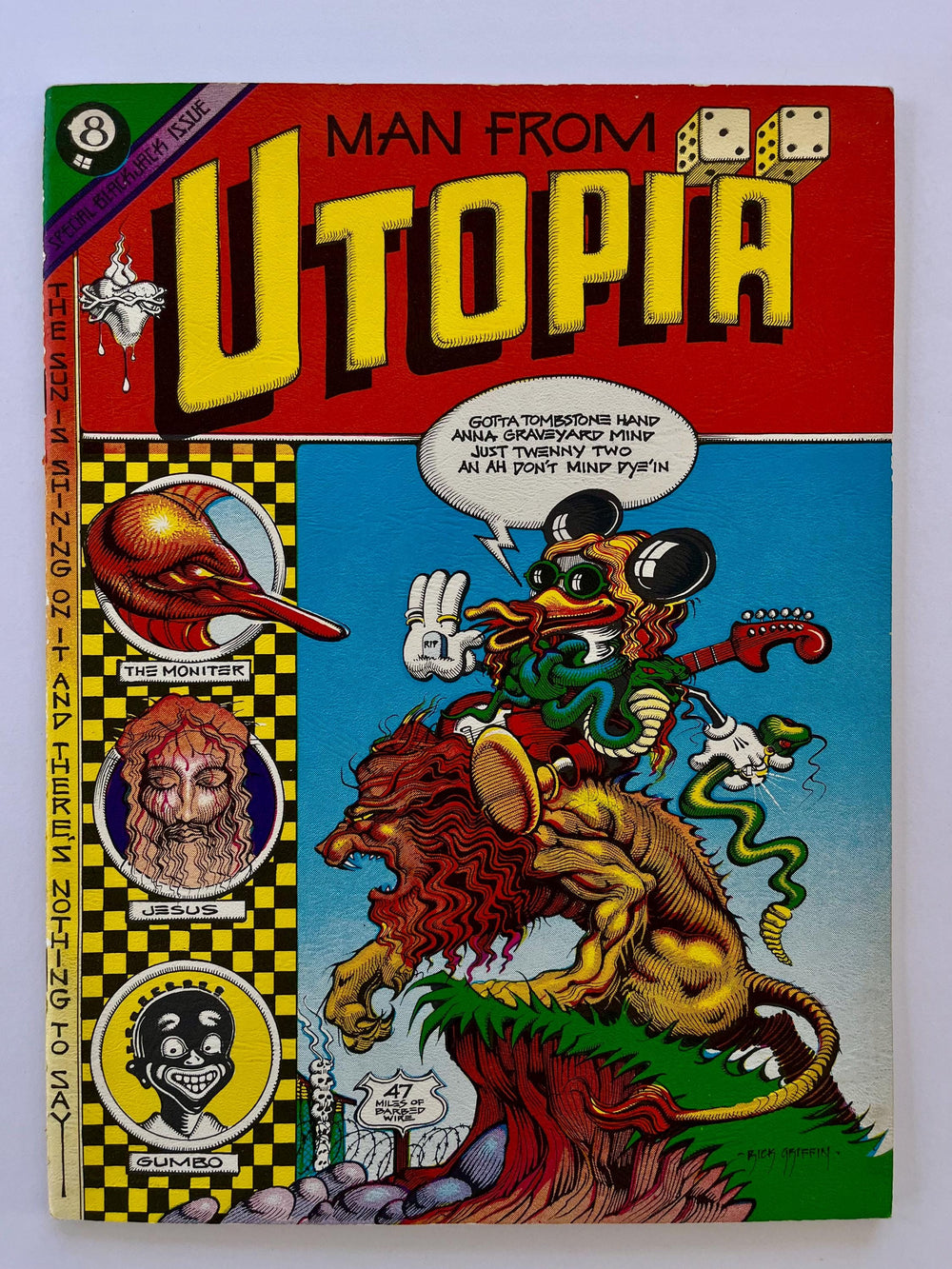 Rick Griffin Man From Utopia Comic Book 1972