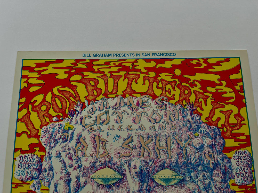 James Cotton Blues Band Fillmore West 1969 BG-157 Lee Conklin Original Concert Poster