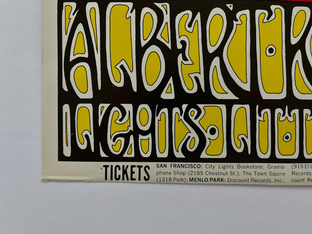 Greg Irons Albert King Fillmore West 1969 BG-161 Original Concert Poster