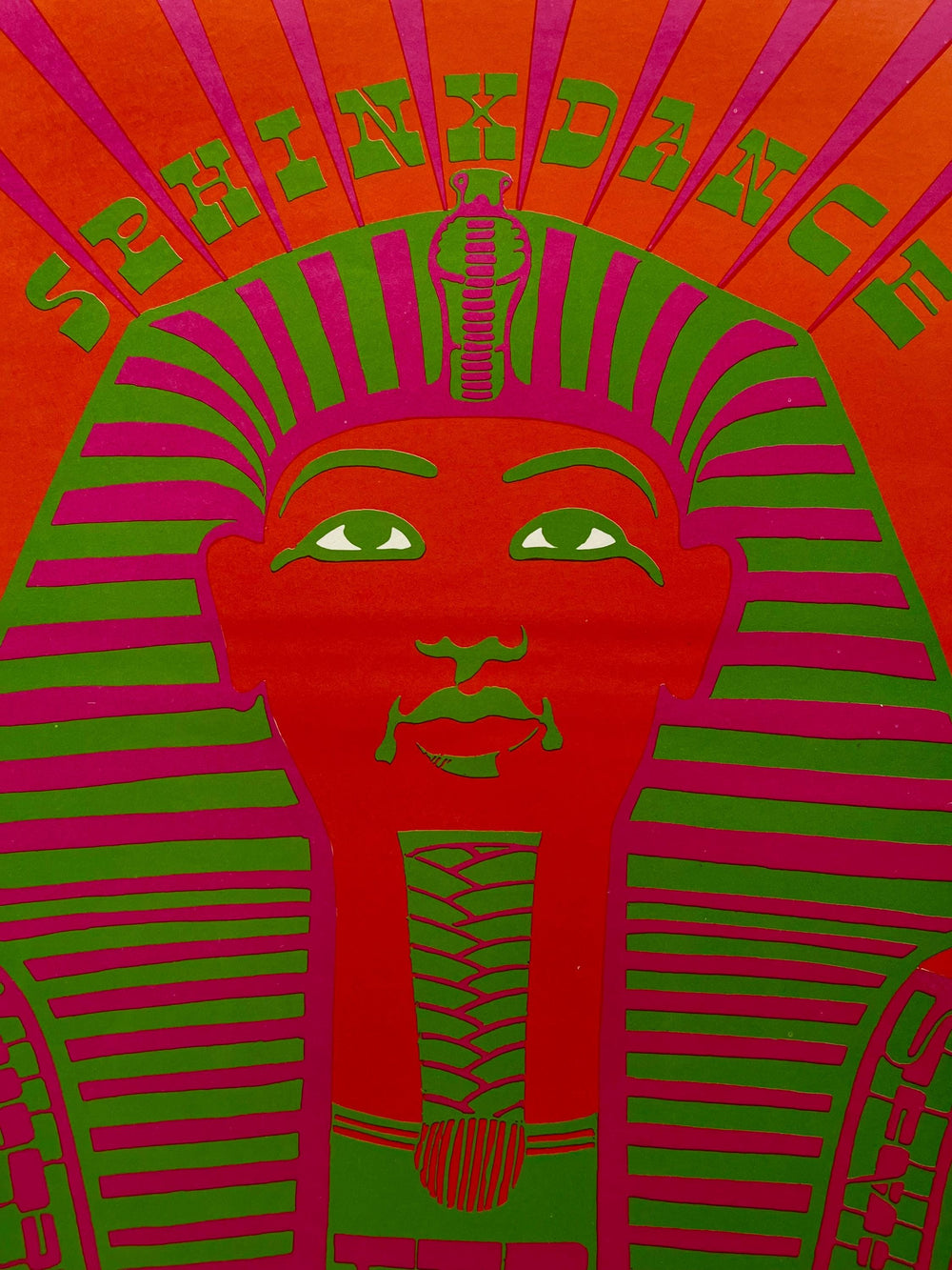 Victor Moscoso Steve Miller Blues Band Concert Poster 1967 Avalon Ballroom FD-47 Original