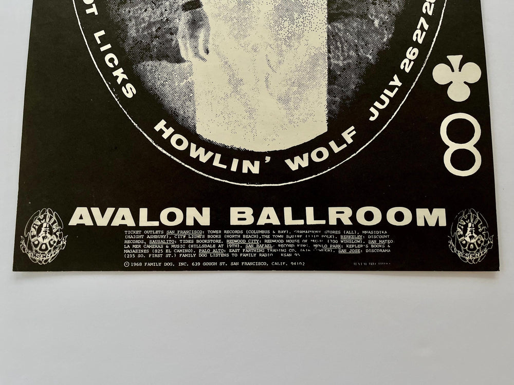 Casey Simpson Quicksilver Messenger Service Concert Poster 1968 Avalon Ballroom FD-130