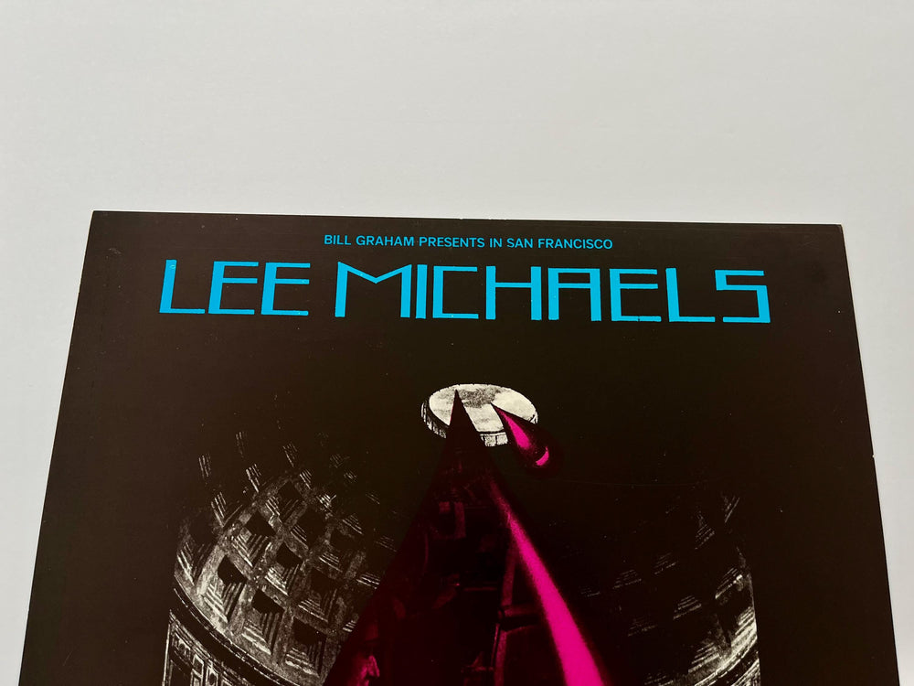 Lee Michaels Small Faces Fillmore West 1970 BG-232 David Singer Concert Poster