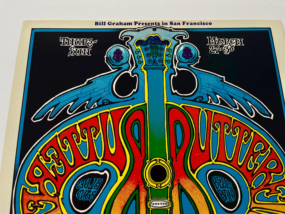 Butterfield Blues Band Fillmore West 1969 BG-166 Greg Irons Concert Poster
