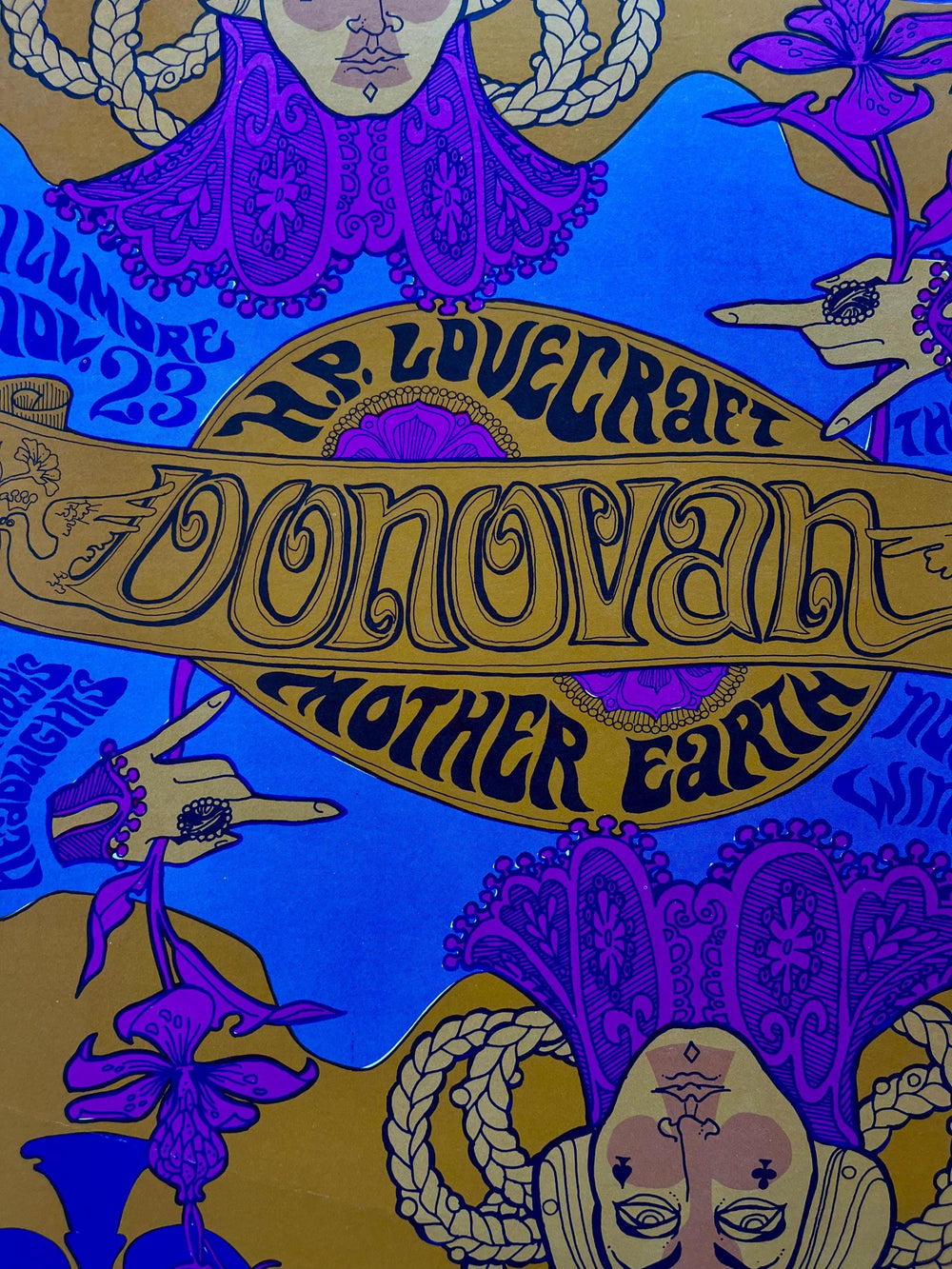 Nicholas Kouninos Donovan Mother Earth Fillmore Auditorium 1967 BG-94