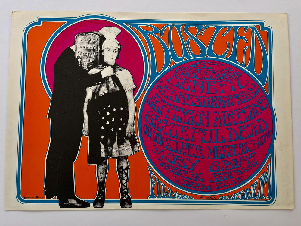 Stanley Mouse Alton Kelley Grateful Dead Fillmore Auditorium 1967 AOR 2.71