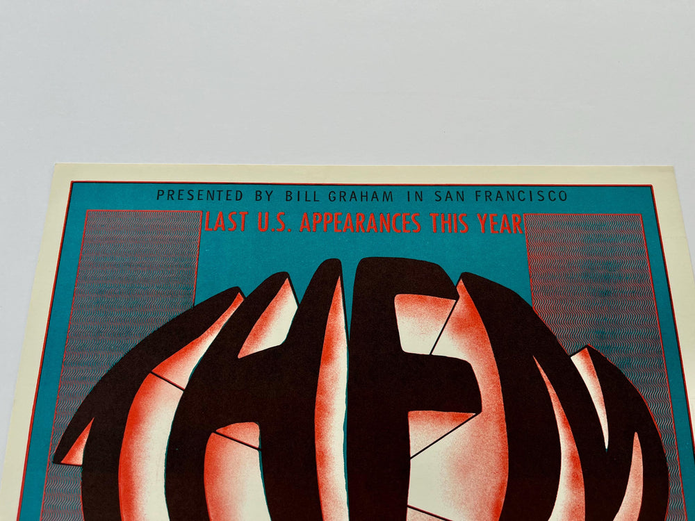 Them Fillmore Auditorium 1966 BG-20 Wes Wilson Original Concert Poster