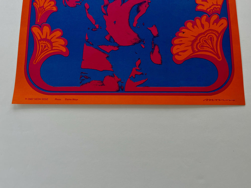 Victor Moscoso The Wildflower 1967 Original Print