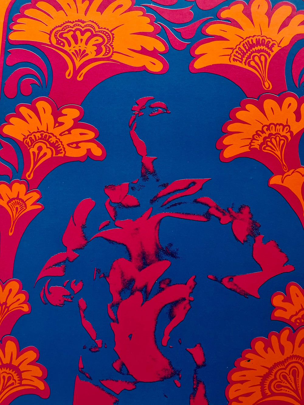 The Wildflower 1967 Victor Moscoso Original Print