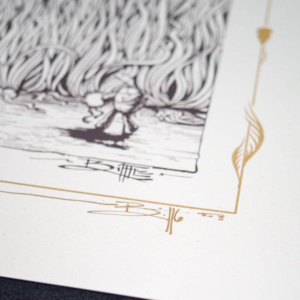 Richard Biffle Terrapin Moon Four Color Screen Print