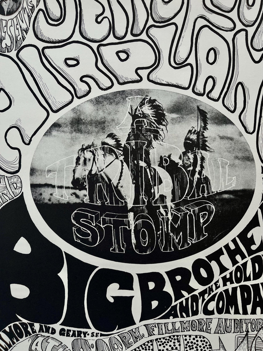 Jefferson Airplane Fillmore Auditorium 1966 FD-1 RP-2 Wes Wilson