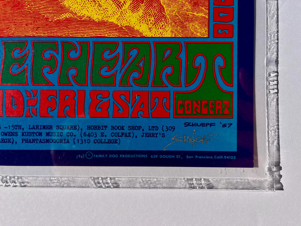 Bob Schnepf The Doors West Evans CO 1967 Original Concert Poster RP-2