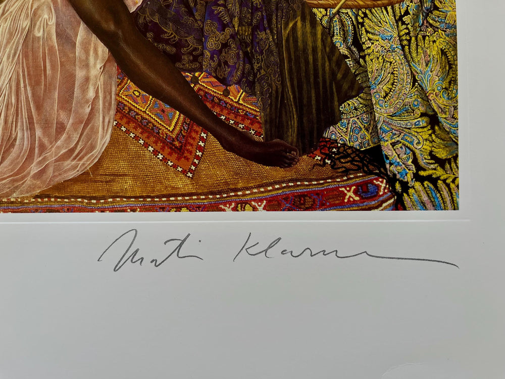Carlos Santana Hand Signed Abraxas Lithograph Plate Signed Mati Klarwein